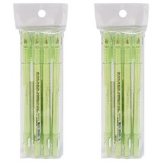 ace 柔色星閃螢光筆f-740-gn柳光 4支入, 柳光, 8支