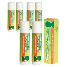 bong bong friends Allbress 酷涼鼻用膏, 6個