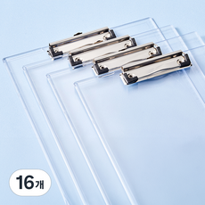 comet 透明水晶寫字板, 單一顏色, 16個