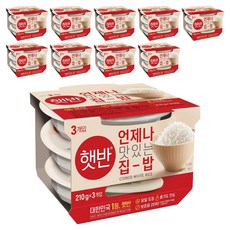 햇반 백미밥, 210g, 30개 210g, 30개