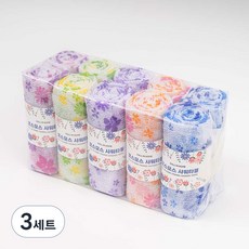 韓國製造 Cosmos 沐浴巾, 混色, 3套, 10入