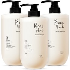 Homekeeping Rice&Herb洗碗精 石榴香味, 3個, 750ml