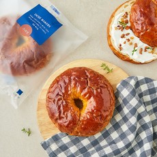 도제식빵 탕종 프레첼 베이글, 90g, 1개, 1개입