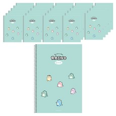 POPO FANCY Rhino 國小閱讀筆記, 薄荷綠, 30個