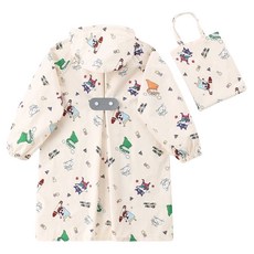 愛北鼻 兒童加厚加強防水雨衣 L碼, 動感小新, 110~120cm