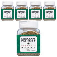 딜리셔스마켓 허브맛솔트 소형, 100g, 5개