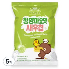 피뉴트 청양마요맛 새우칩, 90g, 5개