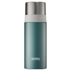 THERMOS 膳魔師 FFM-351K 杯蓋式真空保溫瓶 350ml 銀綠色 保溫保冷, 1個