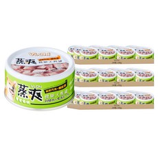 Vi.Chi 蒸爽機腿犬餐罐 骨質保健, 80g, 72個, 雞腿肉 + 鷹嘴豆 + 鈣