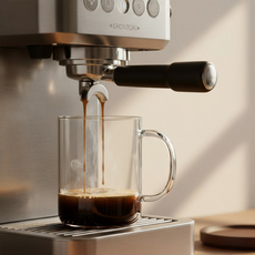 LIVINGMATE Tritan把手杯 410ml, 透明, 1個