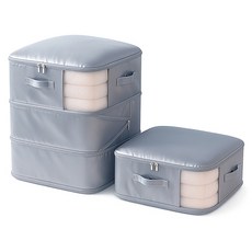 MONOPICKER 三層棉被壓縮袋 灰色, 1套, 2件