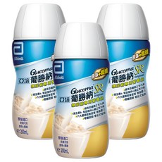 亞培 葡勝納 糖尿病專用營養品, 低升糖指數, 多種營養素, 含有膳食纖維, 200ml, 3瓶