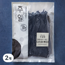 주일 무결점 해풍맞은 완도 다시마 뿌리, 2개, 250g
