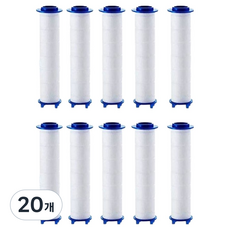 Maket Gamseong 旅行用便攜式蓮蓬頭濾心, 單一顏色, 20個