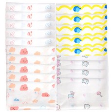 AVADE 20支棉卡通紗布手帕 F型