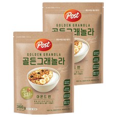 포스트 골든 그래놀라 아몬드 빈, 360g, 2개