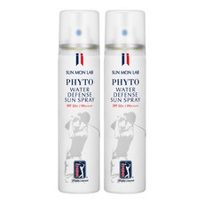 선몬랩 피토 워터 디펜스 선스프레이 SPF50+ PA++++, 80ml, 2개