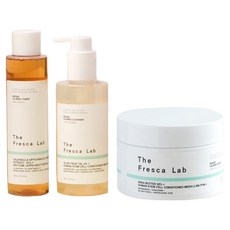 The Fresca Lab 修護基礎鎮靜潔面乳 200ml + 化妝水 200ml + 乳霜 100g 套組, 1套