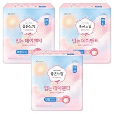 좋은느낌 입는 데이팬티 생리대, 대형, 8개입, 3개