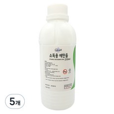 그래콜 소독용 에탄올, 5개, 250ml
