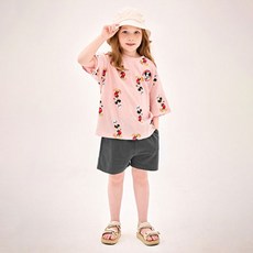 JELISPOON 童款迪士尼米奇印花休閒短袖短褲組