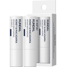 KUNDAL 昆黛爾 蜂蜜澳洲堅果護唇膏, 無色, 3.6g, 2支