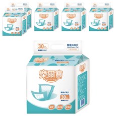 樂爾寶 替換式尿片 立體防漏隔邊型, 22 x 52cm, 30片, 6包