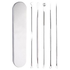 피니어스 스테인레스 피치 압출기 핀셋 5종 세트, D타입, 1세트