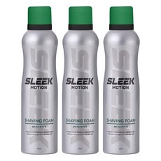 도루코 슬릭 모션 쉐이빙 폼, 210ml, 3개