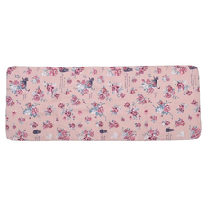 kUSUgURU JAPAN 日本眼鏡貓 Cat Rose Garden 乾濕兩用紗布毛巾 黑貓君系列 棉, 粉色, 1條