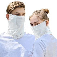 시글락 쿨 스포츠 마스크, 화이트, 2개