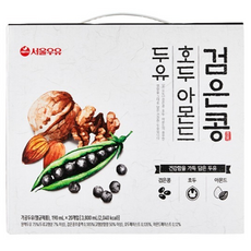 서울우유 검은콩 호두 아몬드 두유, 190ml, 100개
