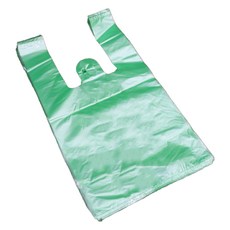 綠色背心 HDPE材質 22*40cm 一包重量1斤(±3%誤差) 保存期限10年, 10包