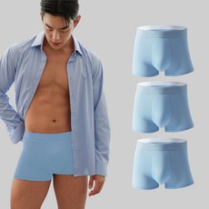 C'OFV 男士無痕涼感四角褲3件組 3