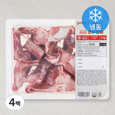 곰곰 한우 잡뼈 (냉동), 2kg, 4팩