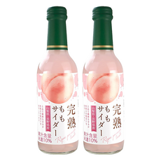 木村飲料 完熟白桃風味汽水，果汁含量達10%, 240ml, 2瓶
