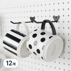 takongpan 高級雙掛鉤 L, 黑色, 12個