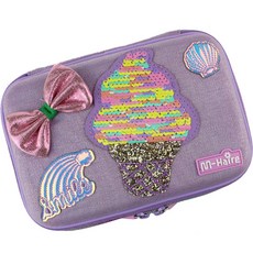 Cavort 冰淇淋亮片袋型鉛筆盒, 混色