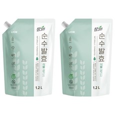 Chamgreen 發酵植萃洗碗精補充包, 1.2L, 2包