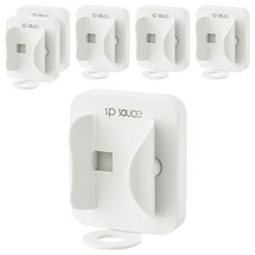 Winprice 黏膠電動牙刷架, 6個, 白色