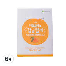아름다운가게 마스크바도 감귤젤리 선물용, 6개, 380g