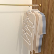 JMIL 防滑植絨衣架, 20個, 白色