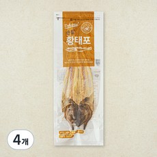 해맑은푸드 손질 황태포, 4개, 60g