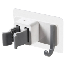 FaSoLa 多用途2合1拖 掃把掛鉤架, 白色, 4組