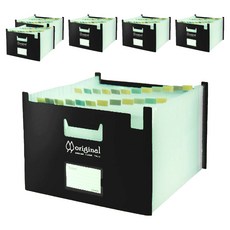 DaTaBanK 三田文具 站立式24層風琴夾 OT-A424, 黑色, 6本