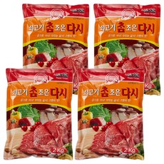 초야식품 쇠고기 참조은 다시, 2kg, 4개