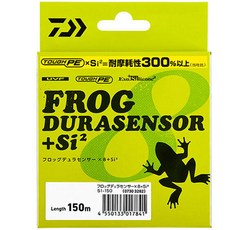 DAIWA 大和 UVF Frog Durasensor X8 SI2PE 線 釣魚線 66LB, 混合色, 1個