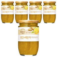 복음자리 생강 앤 레몬차, 500g, 1개입, 5개