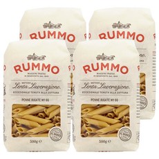 룸모 펜네 리가테 프리미엄 파스타, 500g, 4개