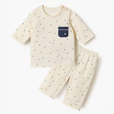 unifriend Cozystar 有機棉七分袖居家服上下套裝